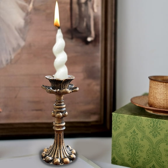 XYAIYT Candle Holders Thicker Metal Candlestick Set Wedding Christmas Party Table Centerpiece Fall Decorations Holiday Decorations Gold