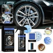 XYAIYT Car Wheel Cleaner 4 fl oz Strong Brake Dust,Safe for Alloys and Paint,Easy Spray,Includes Sponge and Cloth