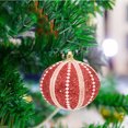 thumbnail image 1 of XYAIYT Christmas Ornaments Christmas Tree Ornaments Foam Tree Pendant with Pearl Embellishments Hanging Rope Shatterproof Lightweight Holiday Decor for Tree Wreath Garland 3.1in Red, 1 of 7