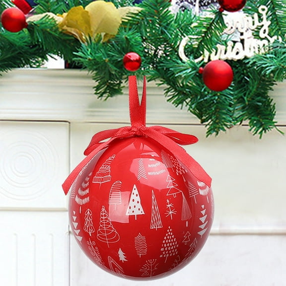 XYAIYT Christmas Ornaments Shatterproof Christmas Ornaments Plastic Light Bulb Tree Ornament Hanging Ball Multi Style Shiny Matte Mirror Swirl Holiday Tree Decor with Rope 2.8in Red
