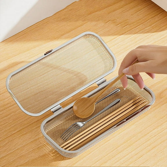 XYAIYT Cleaning Basket Versatile Dishwasher Safe Utensil Basket - Strong Wrapping, Longer Design, 2mm Fine Mesh for Smooth Washing & Drying