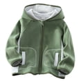 thumbnail image 1 of XYAIYT Hooded Jacket for Boys Zipper Up Color Block Sweatshirt Coat with Pockets Fashion Outerwear Daily Casual, 1 of 5
