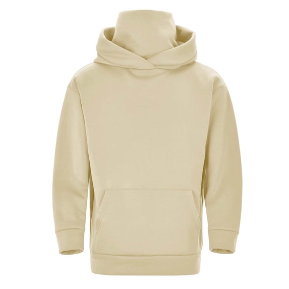 XYAIYT Hooded Sweatshirts for Mens Basic Solid Color Long Sleeve Hoodies Oversiezd Casual Loose Pullover Top