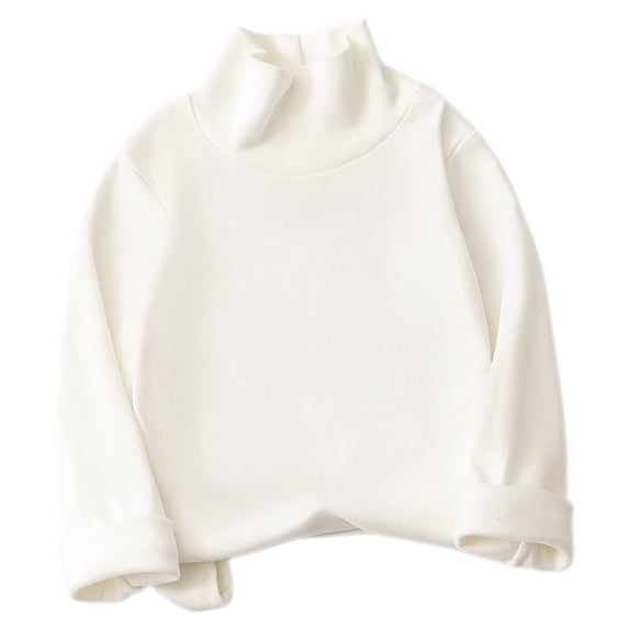 XYAIYT Kids Turtleneck Long Sleeve Tops Boys Girls Fall Winter Solid Color Undershirts Warm Layered Top Going Out