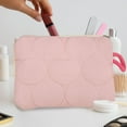 thumbnail image 1 of XYAIYT Money Purse Storage Bags Packing Bags Moving Portable Knitted Zipper Purse with Leak Proof Stitched Edges Lightweight Polyester Travel Commuting Makeup Everyday Carry 6.3"x4.3"x1.2" Pink, 1 of 6