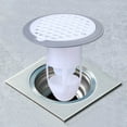 thumbnail image 1 of XYAIYT Removable Bathroom Shower Filter Drain Cover Non slip TPR Stopper Blocks Odor U shaped Quick Drainage Easy Install for Kitchen Sink Basement Balcony Laundry Room Toilet Safe Floor Protection, 1 of 3