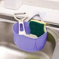 thumbnail image 1 of XYAIYT Set of 3 Wall Mounted Plastic Hanging Baskets for Kitchen Fruit and Vegetable Storage Organizer with Transparent Hooks, 1 of 7
