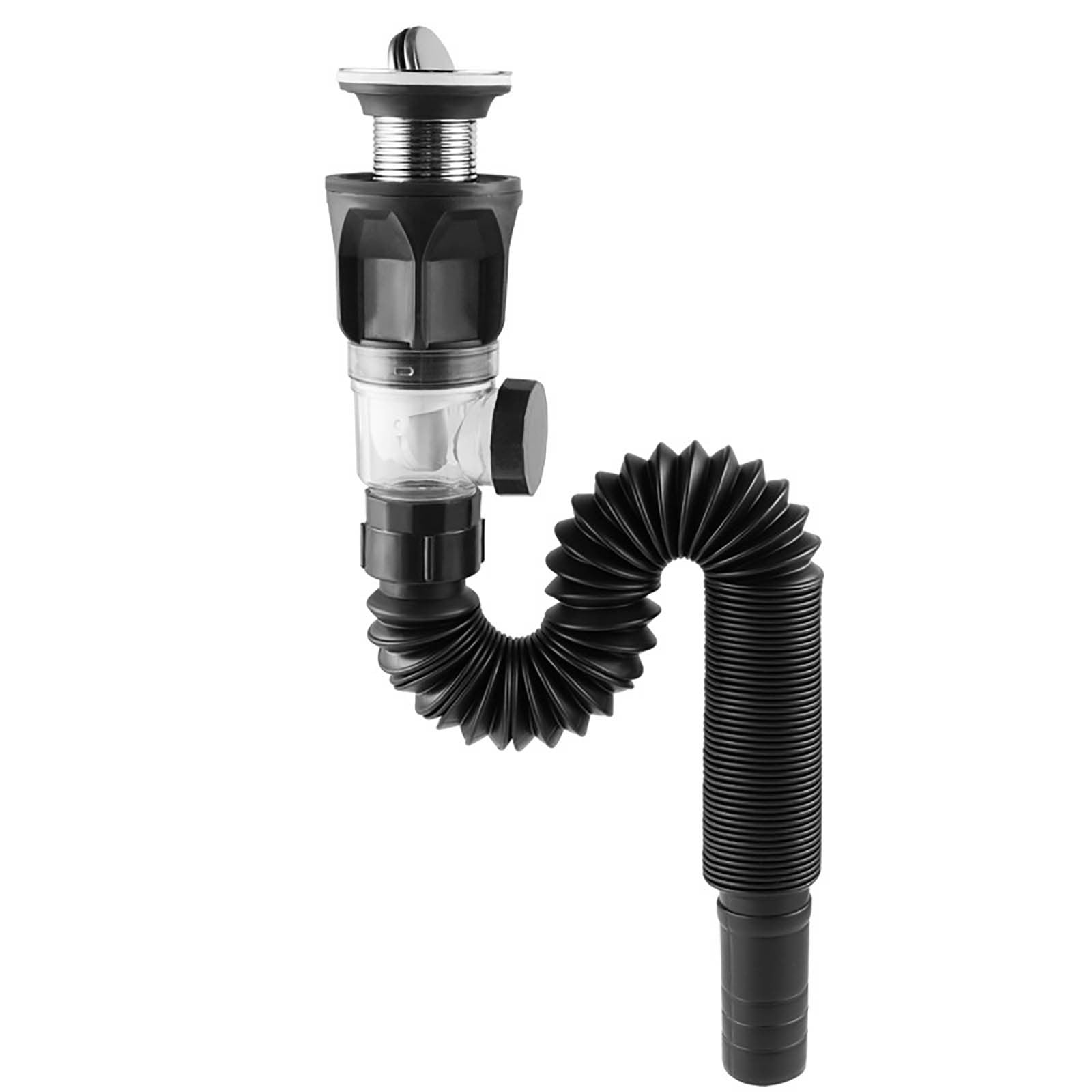 XYAIYT Stainless Steel Sink Waste Pipe Set with Odor Prevention,Clog ...
