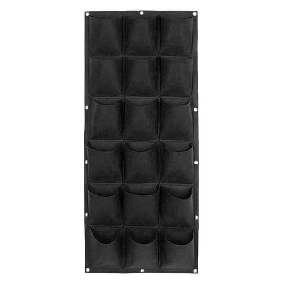 XYAIYT Vertical Hanging Garden Planter 9 18 Pocket Eco Friendly Wall Plant Bag for Herbs and Flowers Suit for Balcony Terrace Courtyard Modular Design from Recycled PET