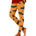 thumbnail image 1 of XYBOMB Halloween Leggings for Women, Plus Size Leggings Women's Holiday Casual Halloween Printed Leggings Workout Exercise Bottoms, Womens Leggings, Tummy Control Leggings Orange M, 1 of 7