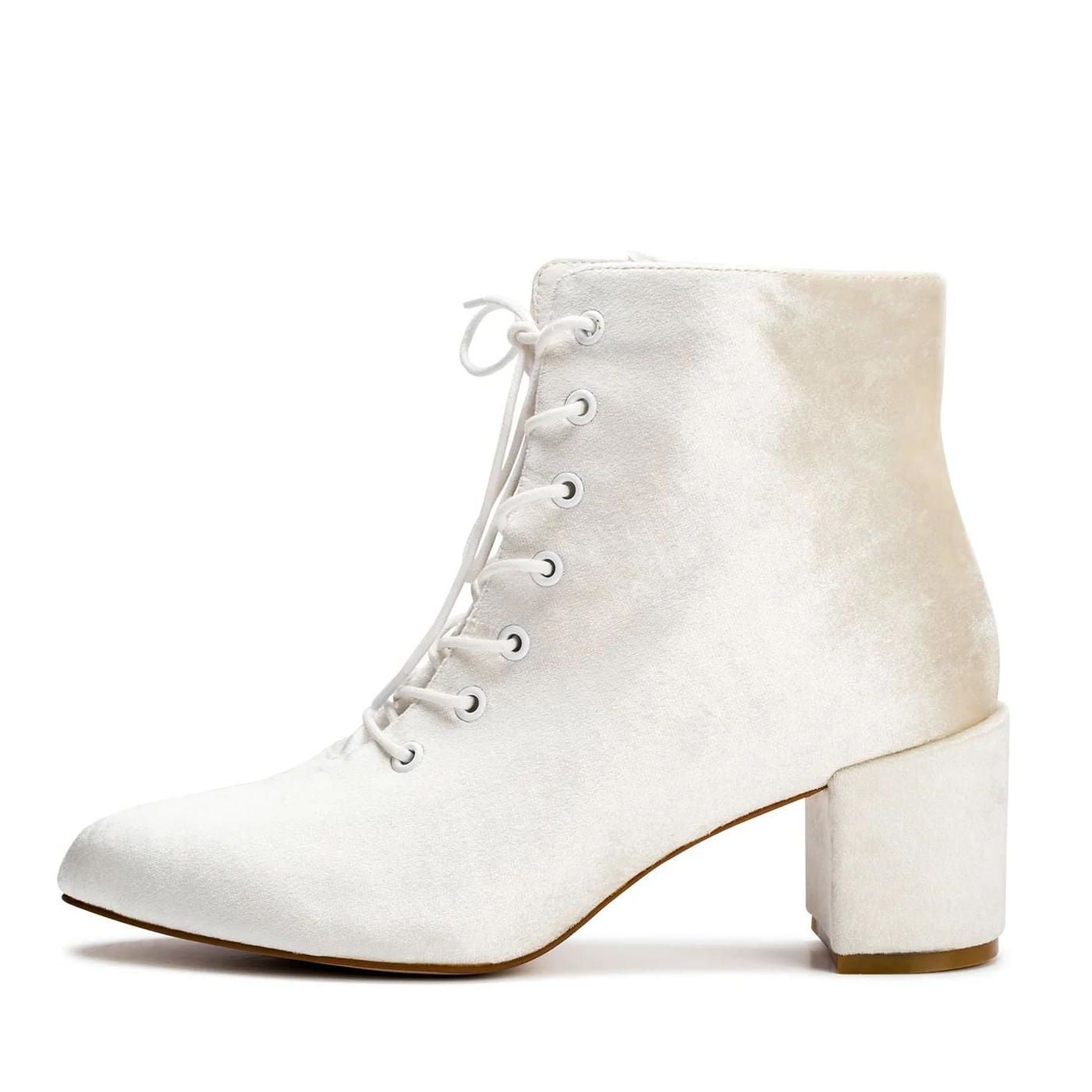 m*y様 【MM6】WHITE side ZIP ankle-BOOTS MM6 Maison Margiela Anatomic ankle boots | REVERSIBLE