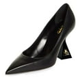 thumbnail image 1 of XYD Women Elegant Pointed Toe Pumps Slip On Rhinestone Spool High Heels Chic Classic Lady Shoes Size 10 Black, 1 of 4