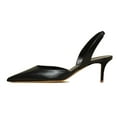 thumbnail image 1 of XYD Women Fashion Kitten Heel Slingback Ankle Strap Pumps Pointed Closed Toe Slip On Comfortable Formal Office Lady Shoes Size 12.5 Black, 1 of 5