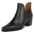 thumbnail image 1 of XYD Womens Classic Ankle Boots Pointed Closed Toe Chunky Stacked Low Heel Booties Casual Office Low-top Shoes Size 8 Black, 1 of 4