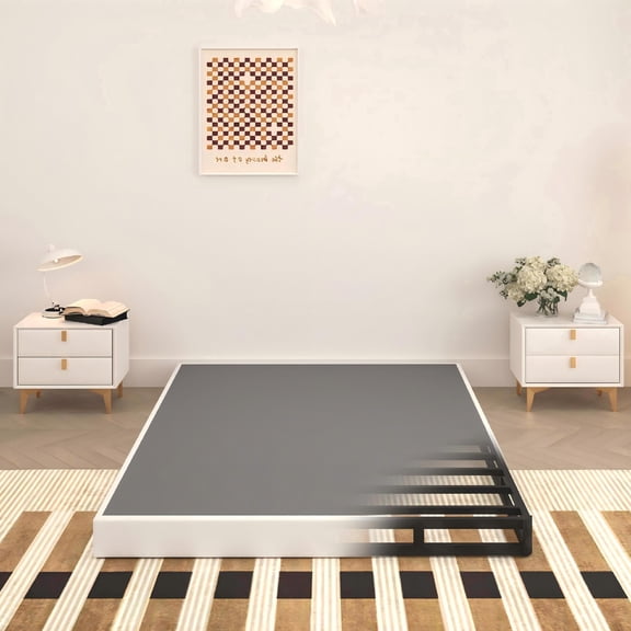 XYGOO 5 Inch Heavy Duty and Low Profile Box Spring Mattress Foundation, Queen
