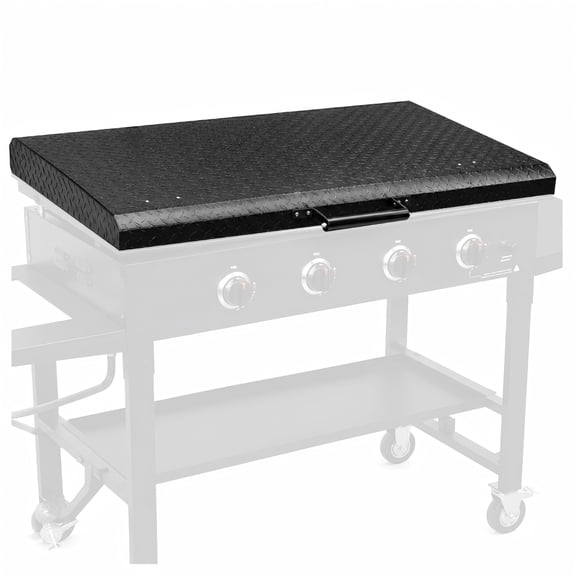 XYGOO Black Outdoor 36 Griddle Grill Hard Cover Lid with Handle Waterproof Aluminum Compatible with Blackstone & More