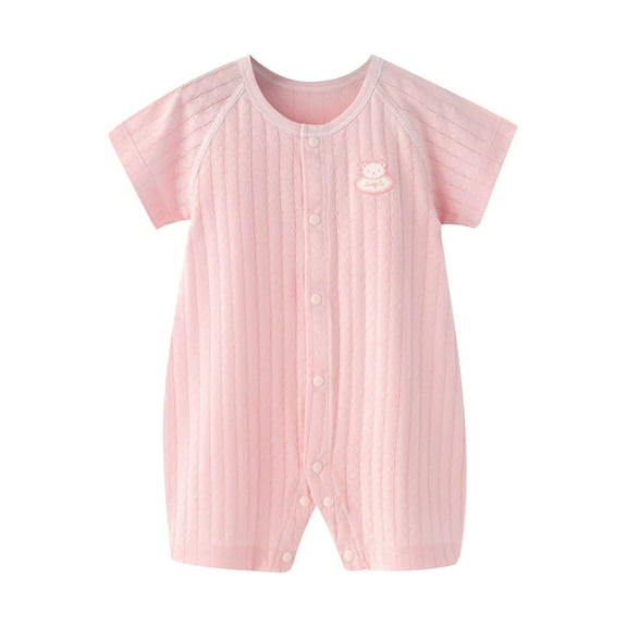 XYIJANI Cloud Island Baby Clothes Newborn Infant Baby Boy Girl Romper Jumpsuit Outfits Clothes Baby Boy Clothing 12 Month Boy Clothes 6 Month Baby Girl Clothes (Pink,59)