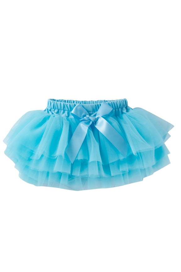 Girls Dress Infant Born Baby Girls Soft Fluffy Tutu Skirt Shorts Solid Bowknot Patchwork Party Carnival Mesh Tutu Skirt Summer Dress Girls Dresses for Little Girls (Light Blue,59)