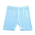 thumbnail image 1 of XYIJANI Girls' Shorts Kids' Candy Color Anti Slip Shorts Girls' Pants Baby Multicolor Rainbow Medium And Large Children's Shorts (Light Blue,130), 1 of 3