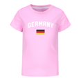thumbnail image 1 of XYIJANI Short-Sleeved Top German Kids' T Shirt 2024 Soccer Trikot Girls' T Shirt Summer Casual Top Fashion Printed Shirt Sports Casual T Shirt for Teens Girls T-Shirt (Pink,140), 1 of 4
