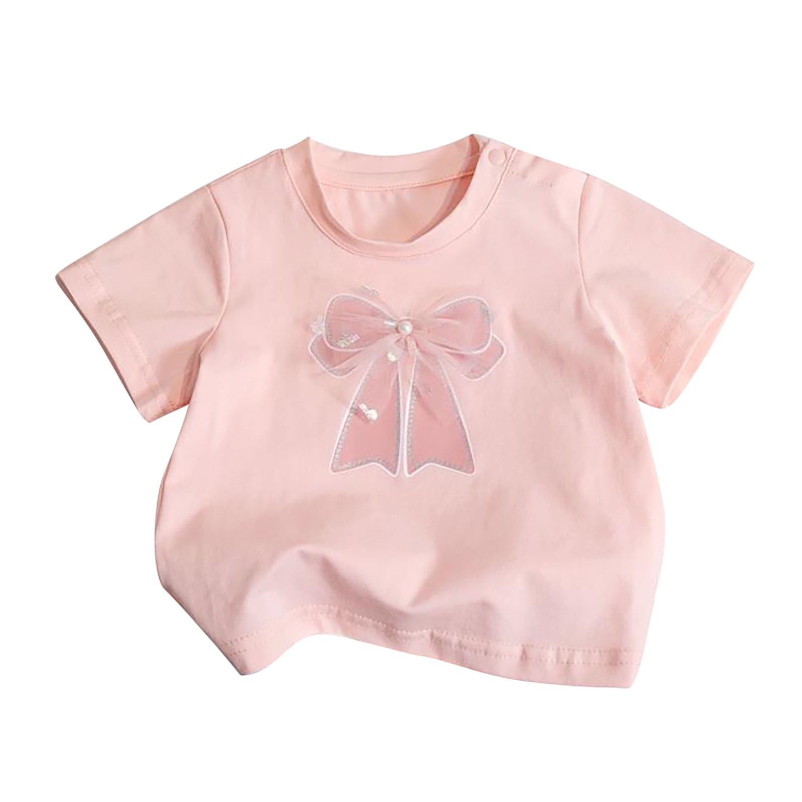 XYIJANI Tshirts Toddler Girl Tee Shirt Casual Round Neck