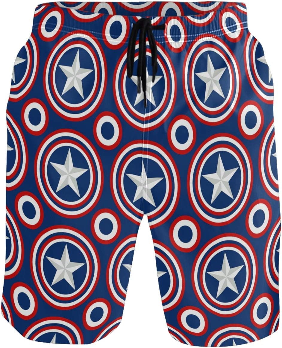 XYIN Mens Funny Swim Trunks Quick Dry Beachwear Sports Running Swim