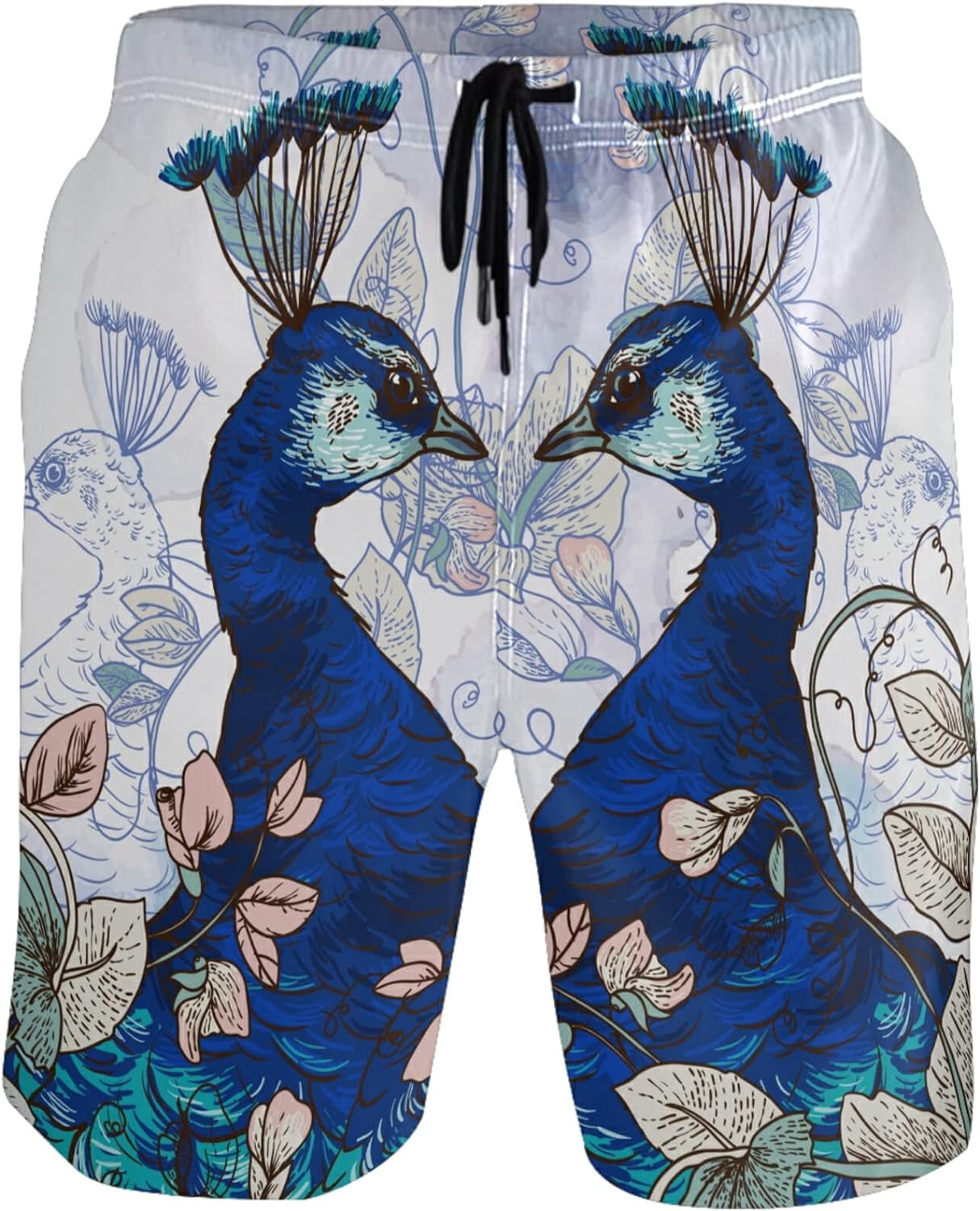 XYIN Mens Funny Swim Trunks Quick Dry Beachwear Sports Running Swim