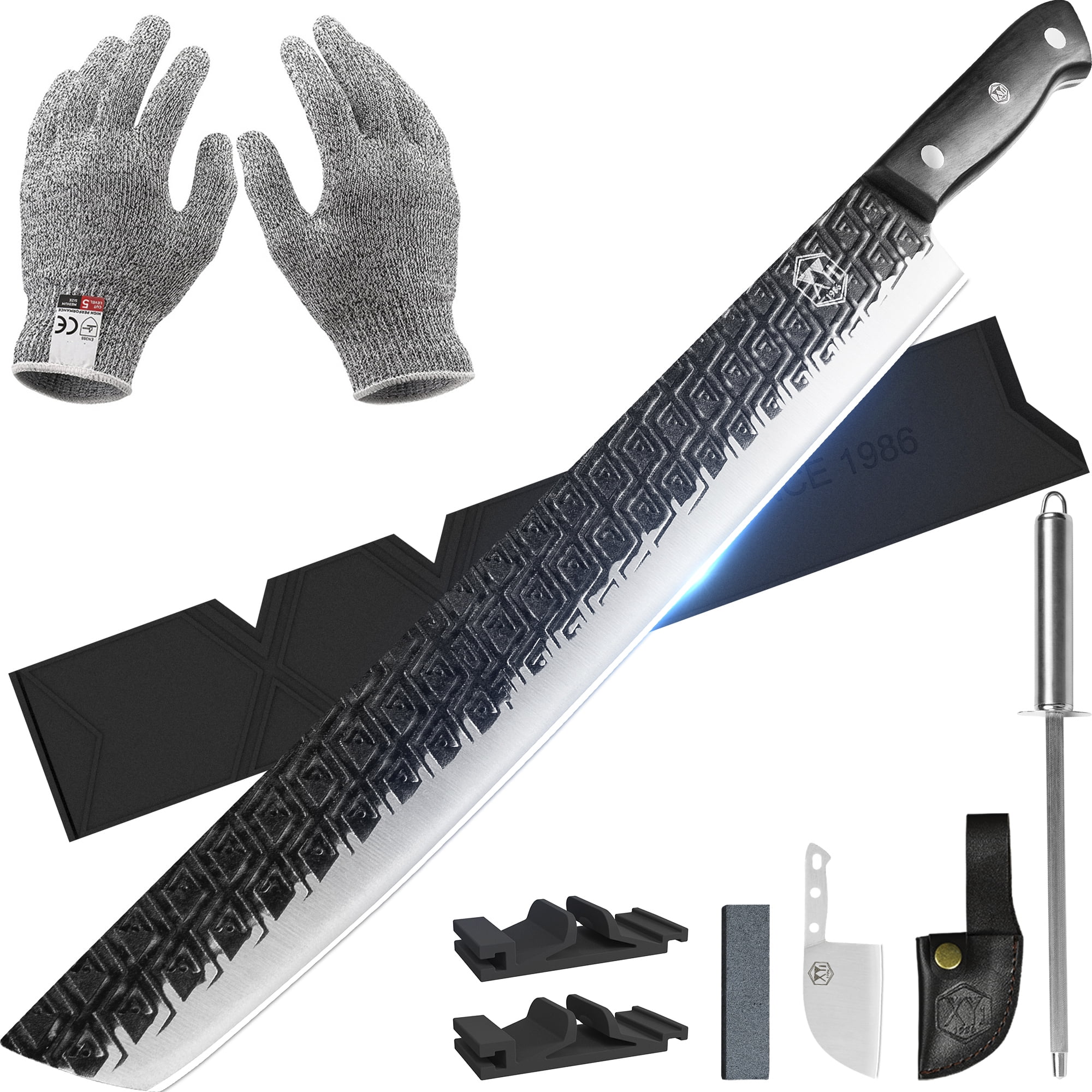 XYJ Portable Chef Knife Set Professiona Slice Cooking Knife With Sheath