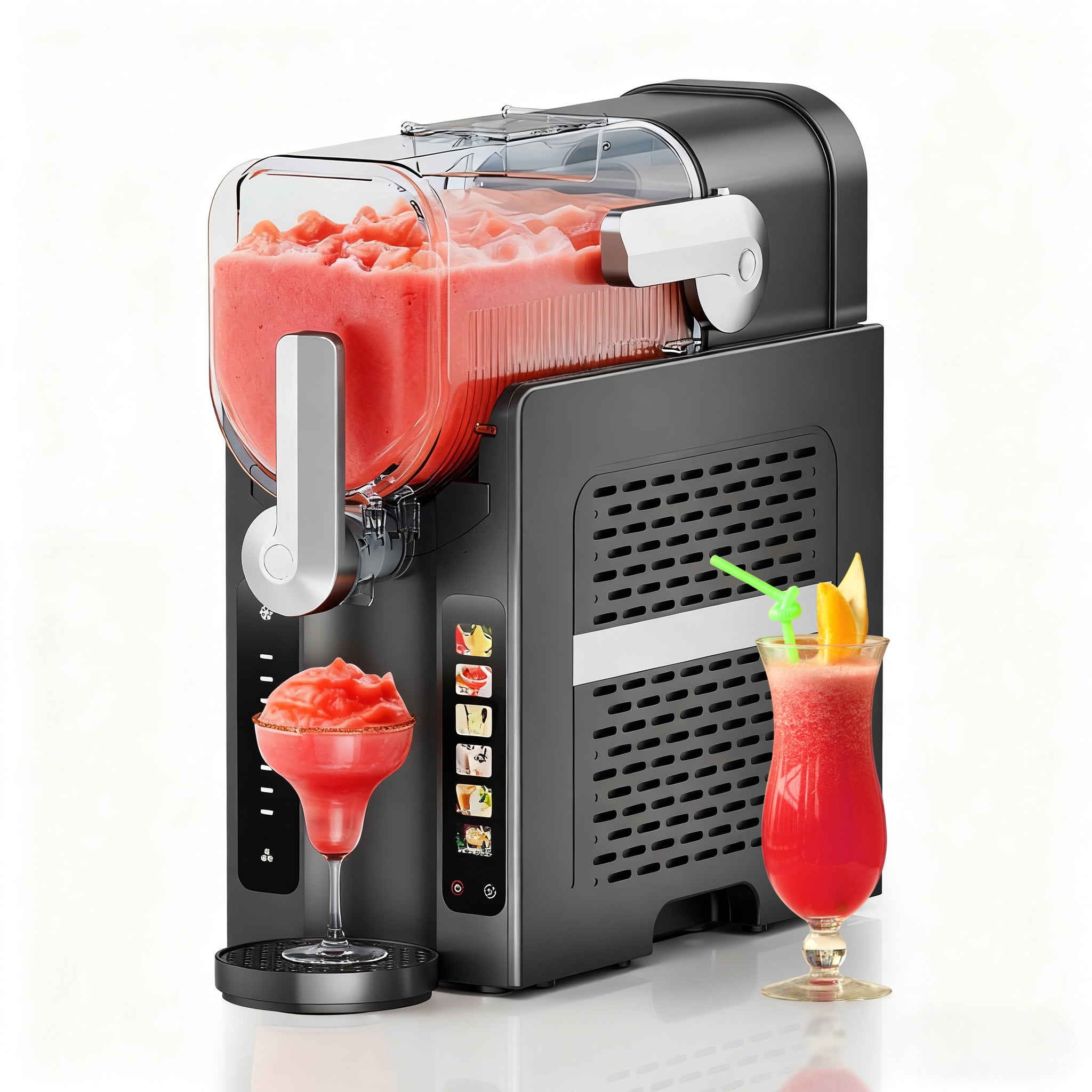 XYJBHB Slushie Machine for Home, 70oz Slushy Machine, with Self-Cleaning & 6 Preset Programs Frozen Drink Maker for Margaritas, Milkshakes, Frappés, Slush& More - No Ice Needed