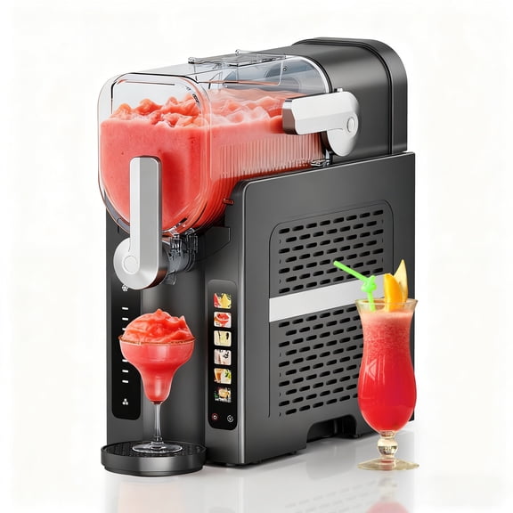 XYJBHB Slushie Machine for Home, 70oz Slushy Machine, with Self-Cleaning & 6 Preset Programs Frozen Drink Maker for Margaritas, Milkshakes, Frapps, Slush& More - No Ice Needed