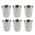 thumbnail image 1 of XYKA 6Pcs Stainless Shot Glasses 1oz/30ml Compact and Portable Anti- Drink Cups for Coffee Be-er Whisky Ideal for Bar Home and Outdoor Activities, 1 of 6