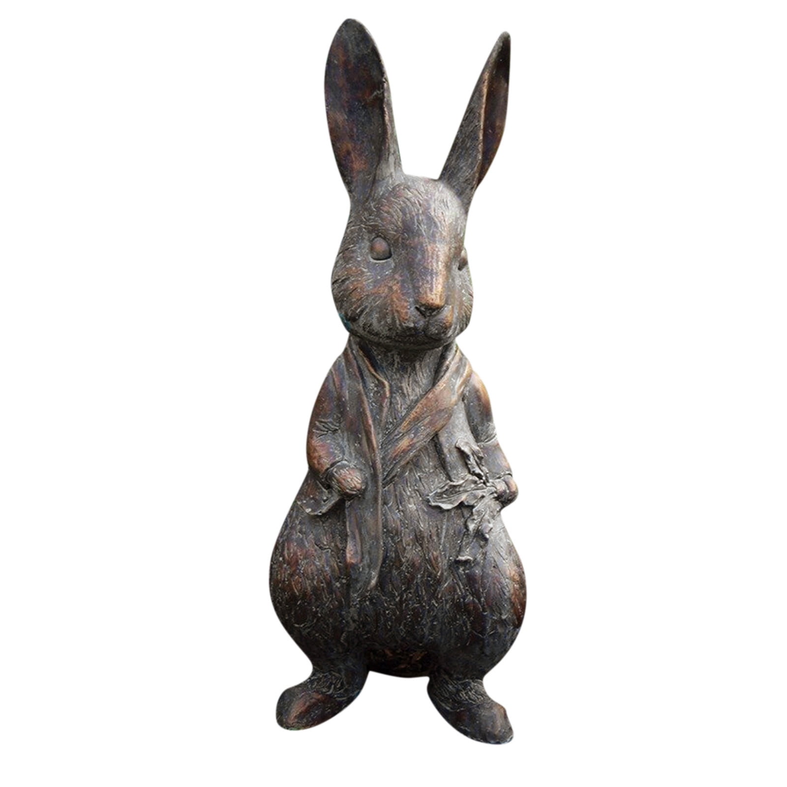 XYKA Clearance Easter Resin Sculpture Figurines Outdoor Rabbit Statues ...