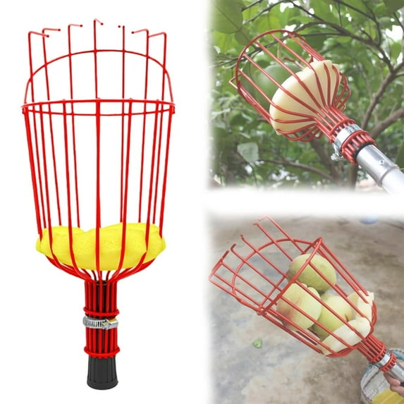XYKA Fruit Picker Basket Tool 2025 New Picking Basket Efficient Picking Tool For Picking Fruits In High Places Fruits From Bumping