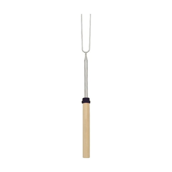 XYKA Marshmallow Roasting Sticks, 30â Long Smores Sticks for Fire Pit,Outdoor BBQ Stainless Steel Telescopic Zibo Barbecue Fork 12 Color Hot Dog Fork Telescopic U Shaped Wooden Handle Barbecue
