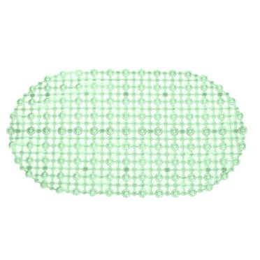 XYKA New Bathroom Tub Mat Non-Slip PVC Bath Floor Carpet, Bubble Design with Suction Cups, 35x61cm, Ideal for Shower and Bathtub, Plastic Rubber Floor Mat
