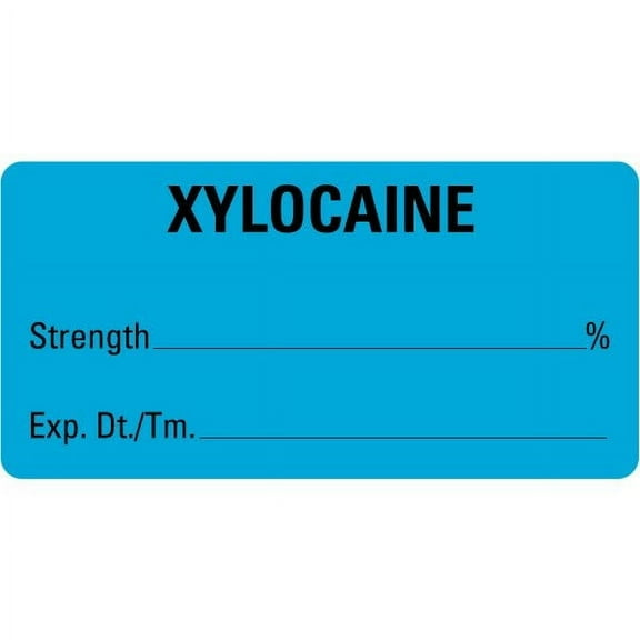 XYLOCAINE Labels 2"x1"