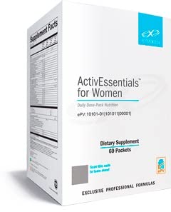 XYMOGEN ActivEssentials for Women - ActivNutrients Multivitamins With Iron, Omega-3 Fish Oil & Calcium Complex - Nutritional & Antioxidant Support - Daily Dose Pack - Vegan & Gluten-Free - 60 Packets
