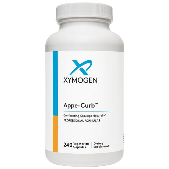 XYMOGEN Appe-Curb - Support to Help Combat Cravings - Chromium, DL-Phenylalanine, L-Glutamine, Vitamin B6 + 5-HTP for Healthy Metabolism, Mood & Appetite Support (240 Capsules)