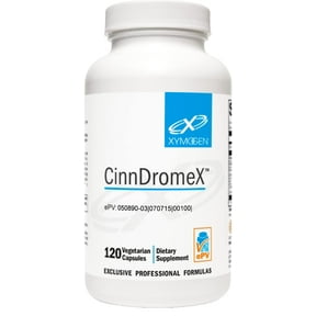 XYMOGEN CinnDromeX - Cinnamon & Chromium Supplement - Supports Metabolism & Pancreas Health - Vegan, Gluten-Free & Non-GMO - 120 Capsules