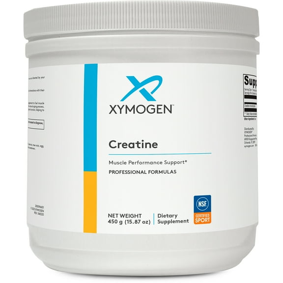 XYMOGEN Creatine - Creatine Powder for Muscle Support - Daily Supplement for Strength, Stamina & Lean Muscle Mass - Unflavored Powder - Gluten-Free & Dairy-Free - 90 Servings