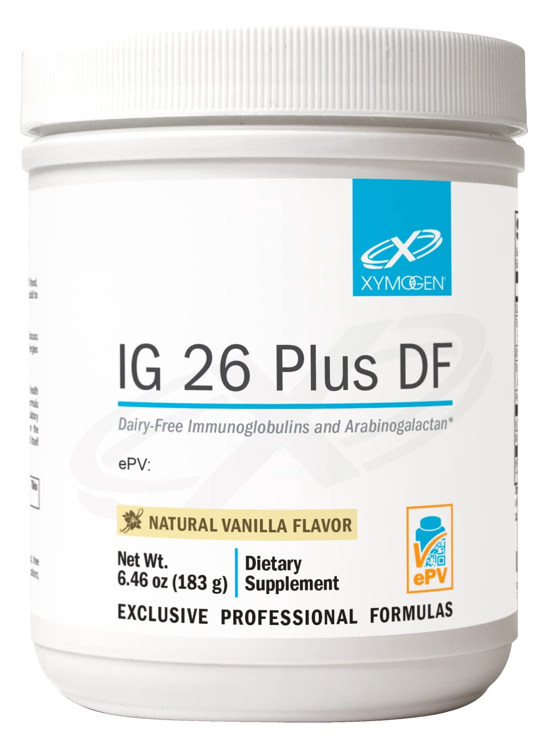 XYMOGEN IG 26 Plus DF - Dairy-Free Immunoglobulin Powder - Intestinal ...