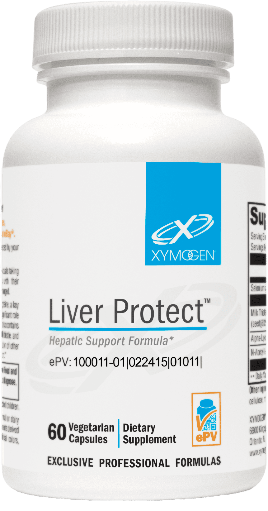 XYMOGEN Liver Protect - Liver Health & Antioxidant Support Supplement* - Milk Thistle, Alpha-Lipoic Acid, NAC & Selenium - Gluten-Free & Vegetarian - 60 Capsules