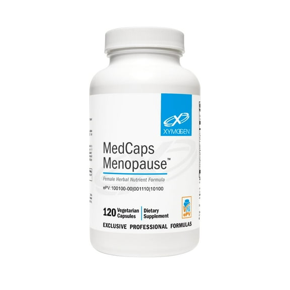 XYMOGEN Medcaps Menopause - Menopause Supplements for Women - Made with Dong Quai, Isoflavones, Ginseng Extract, Licorice Root + Black Cohosh - Gluten Free (120 Capsules)