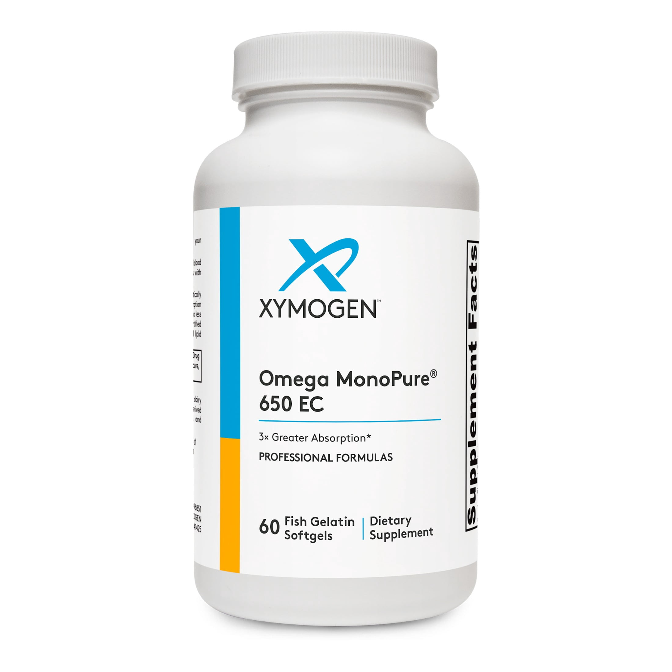 XYMOGEN Omega MonoPure 650 EC - Heart & Brain Support - DHA & EPA