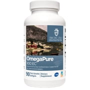 XYMOGEN OmegaPure 900 EC - Cardiovascular & Brain Support - IFOS Five-Star Certified Fish Oil - DHA EPA Omega-3 Supplement - Triglyceride Form - 90 Softgels