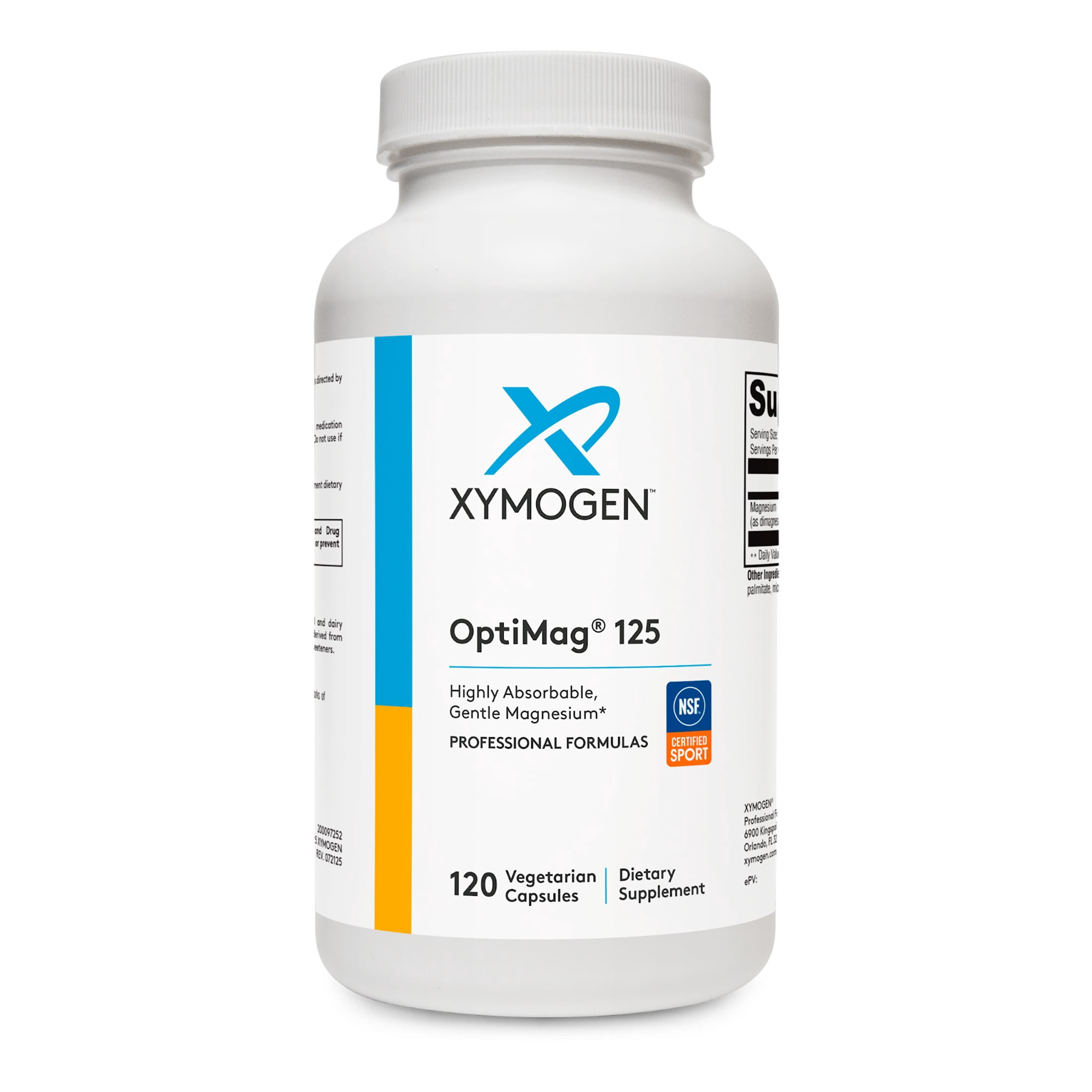 XYMOGEN OptiMag 125 - Magnesium Glycinate & Malate - Muscle