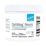 XYMOGEN OptiMag Neuro - Brain Health & Relaxation Support - Magnesium Glycinate & L-Threonate - Chelated Magnesium Powder - Unflavored - 3.6 Oz