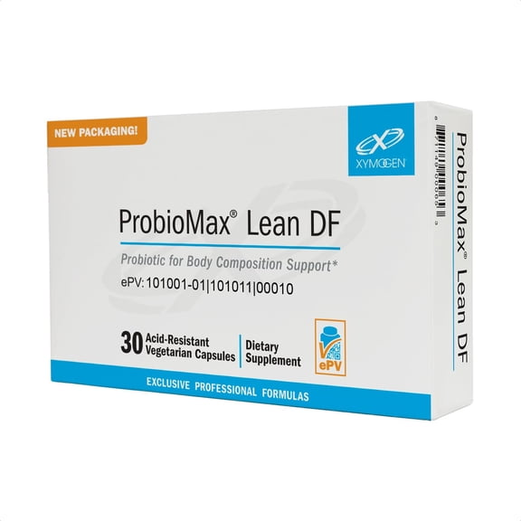 XYMOGEN ProbioMax Lean - Probiotic Supplement to Support Gut Barrier Function* - Bifidobacterium animalis subsp lactis B420 - Vegetarian, Non-GMO & Gluten-Free - 30 Capsules