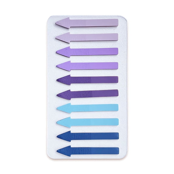 XYRSRUW 200pcs PET Arrow Sticky Notes, Colorful Index Markers for Organizing, Durable Page Tabs for Quick Reference, Reusable Highlighting Bookmarks for Study and Work