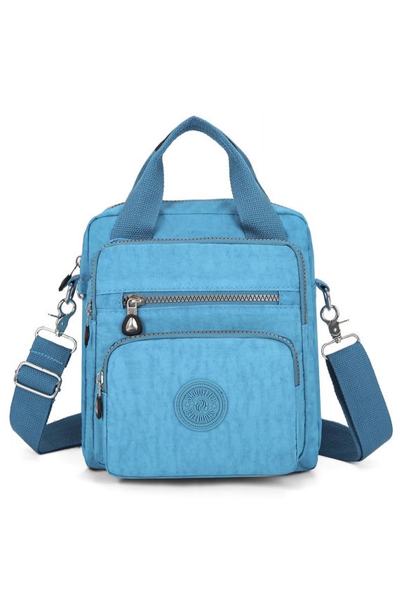 HAPIMO Cargo Pants for Women Elastic Waistband Jogger Lightweight Outdoor Casual Hiking Pants Solid Straight Leg Trousers with 8 Pockets Blue XXL